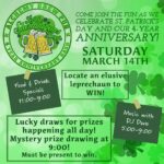 Alchemy Brewing Anniversary event flier