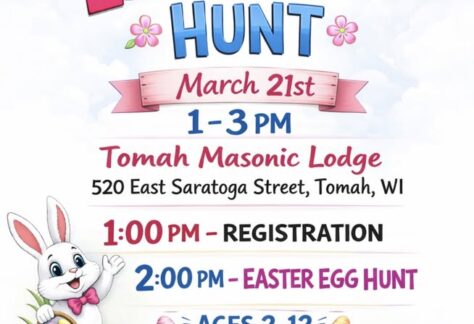 easter egg hunt event flier