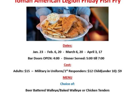friday fish fry event flier