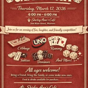 game night event flier