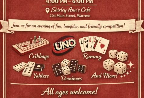 game night event flier