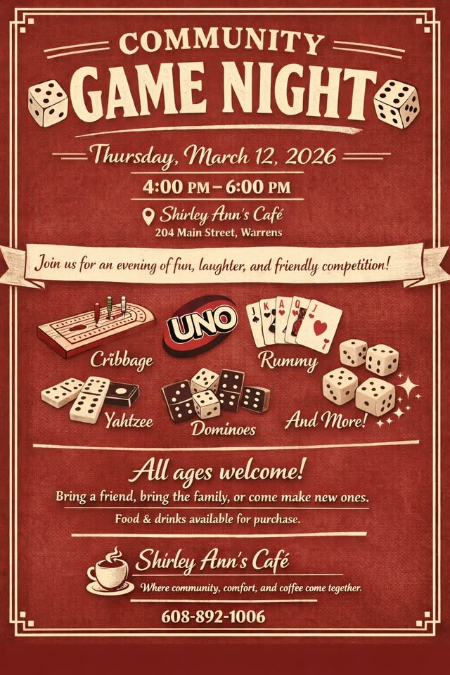 game night event flier