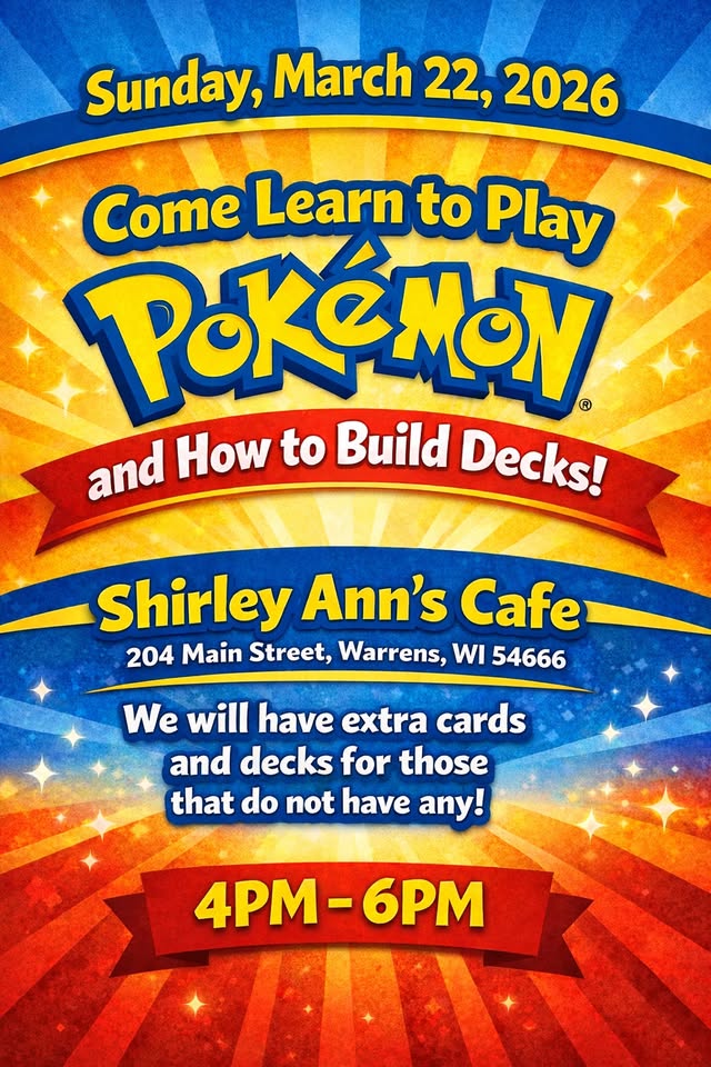 Pokemon deck building event flier
