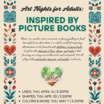 A poster with the event information on it.