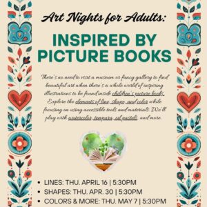 A poster with the event information on it.