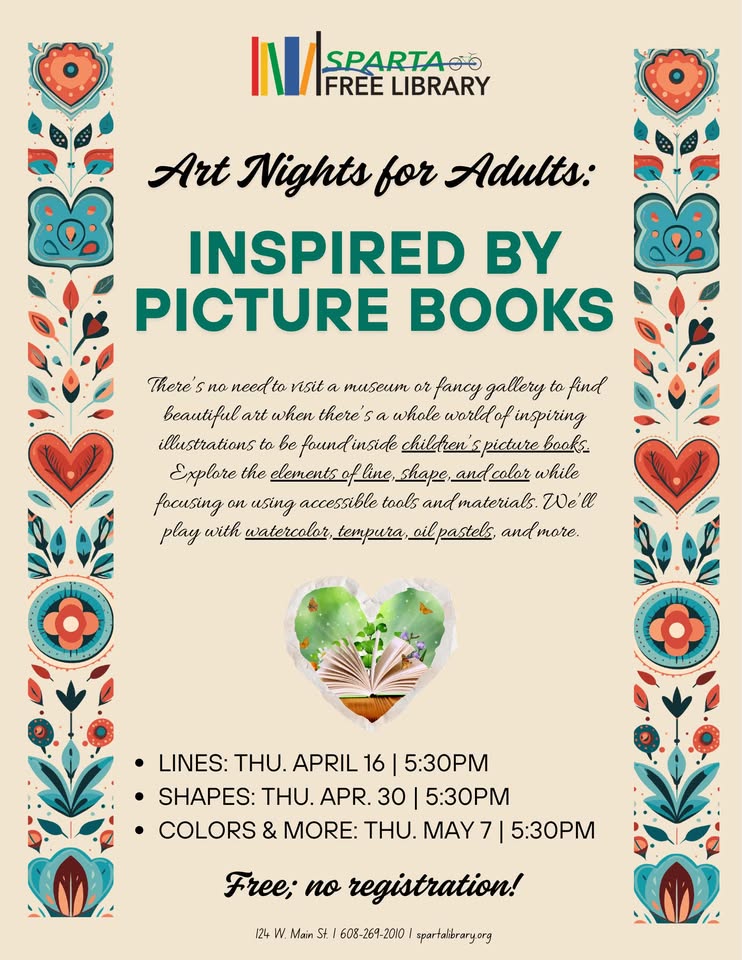 A poster with the event information on it.