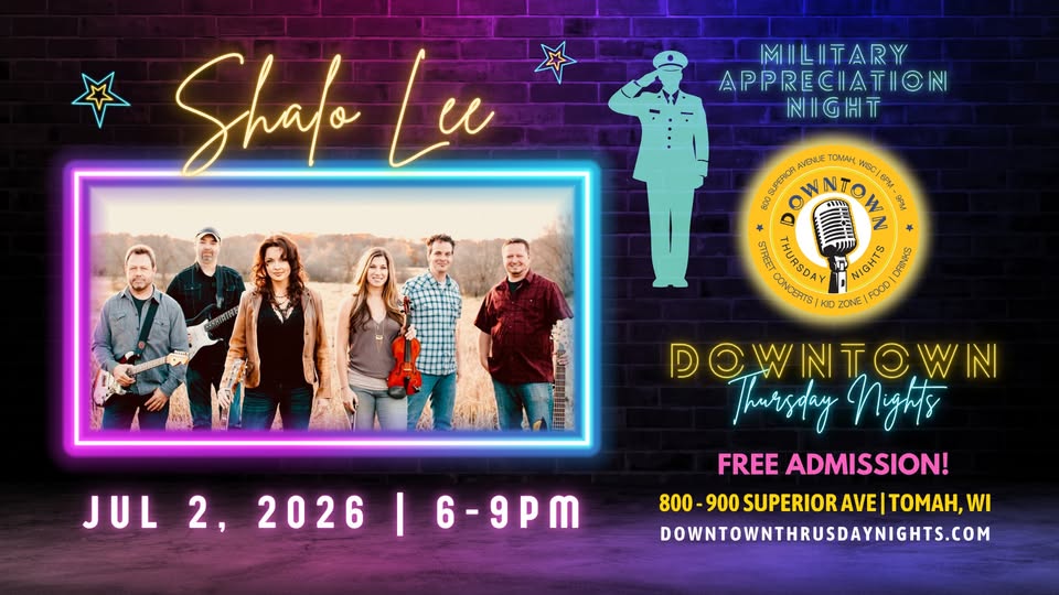 Downtown Thursday Nights 2026 with Shalo Lee: Military Appreciation Night