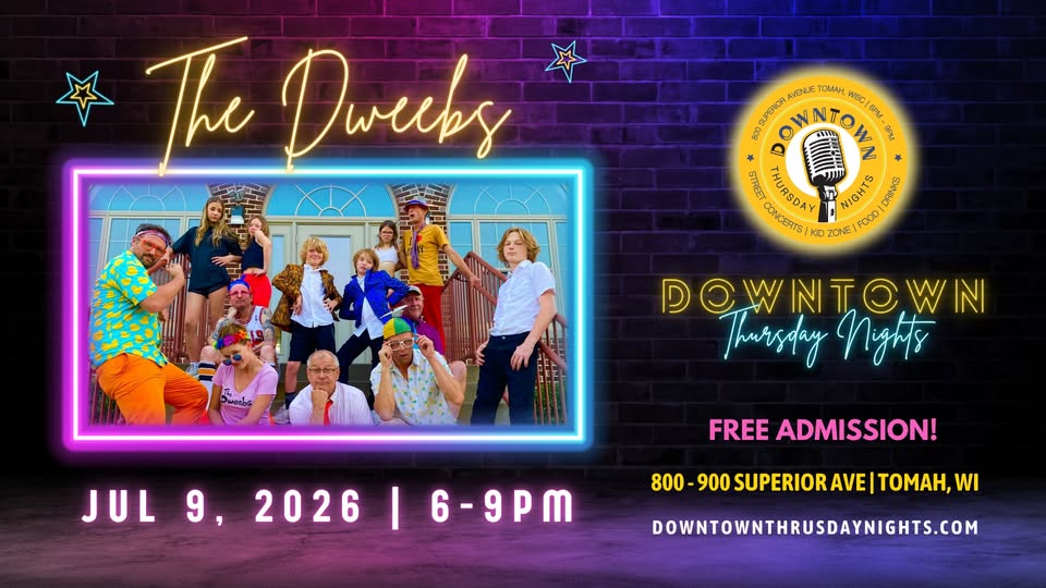 Downtown Thursday Nights 2026 with The Dweebs