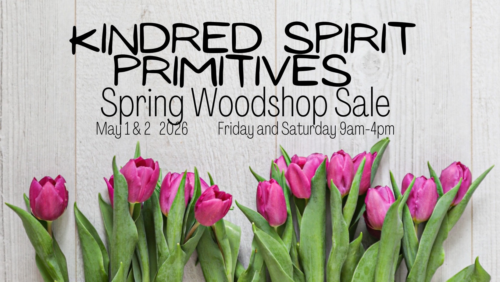 A poster with the event information on it, along with flowers.