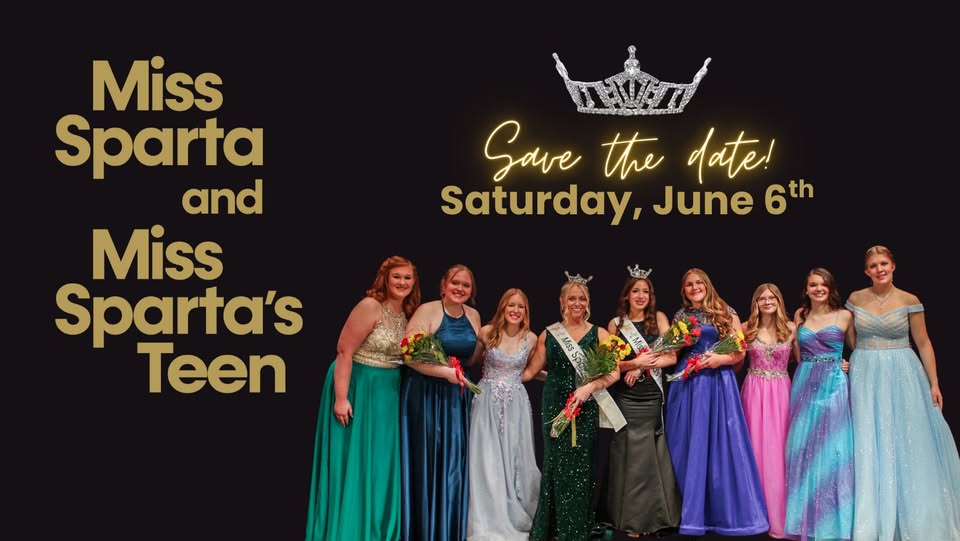 A picture of the Miss Sparta & Miss Sparta's Teen competition contestants.