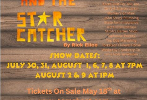 A poster with the event information on it.