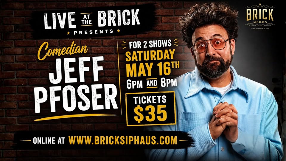 A photo of the comedian Jeff Pfoser