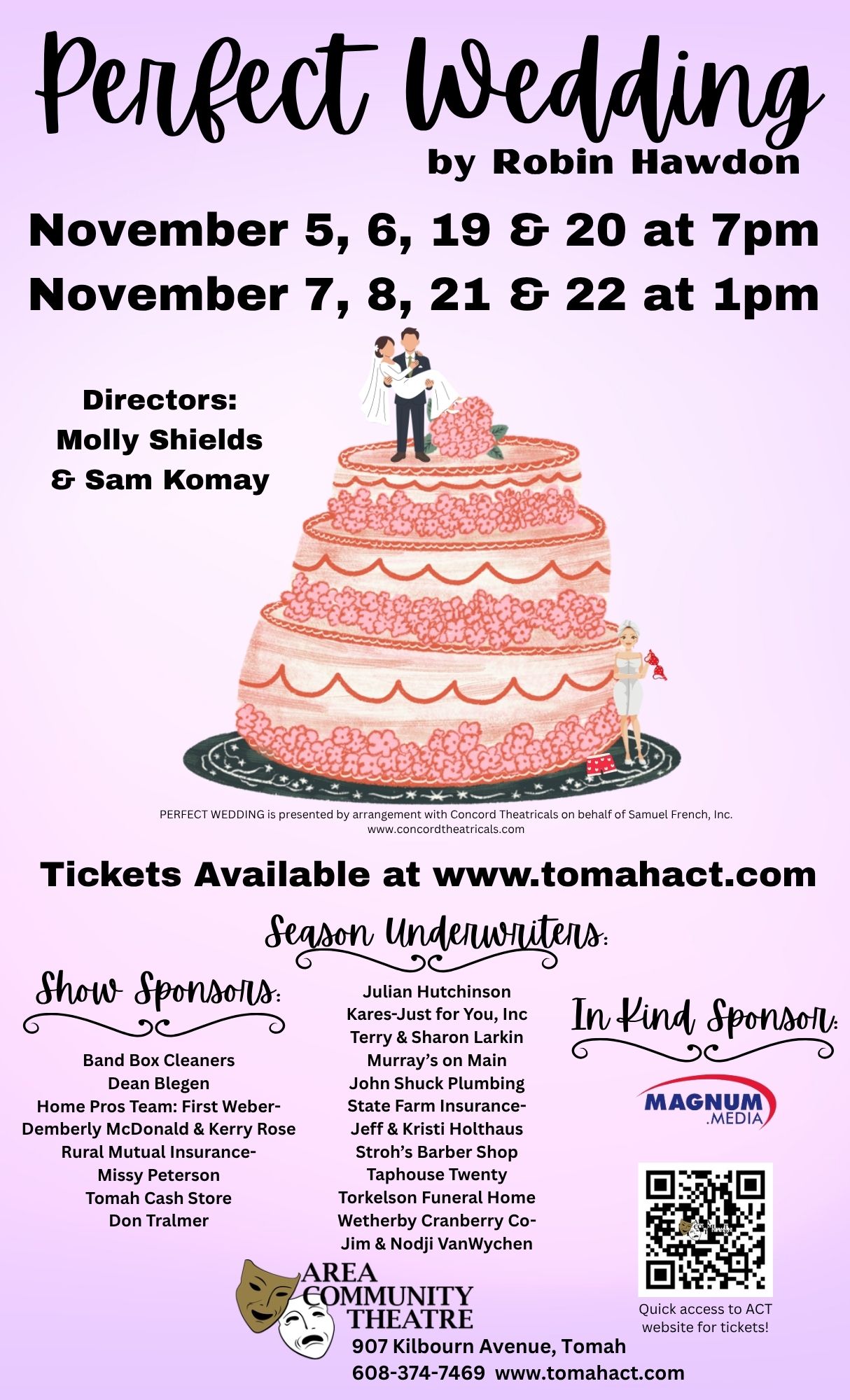 Perfect wedding event flier