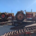 A photo of a tractor .