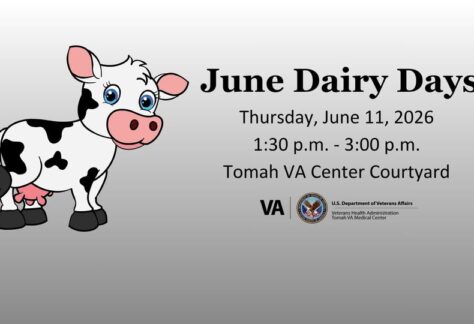 A poster with the event information on it and a cow.