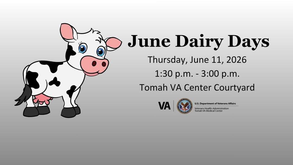 A poster with the event information on it and a cow.