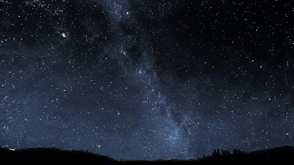 A photo of stars in the sky.