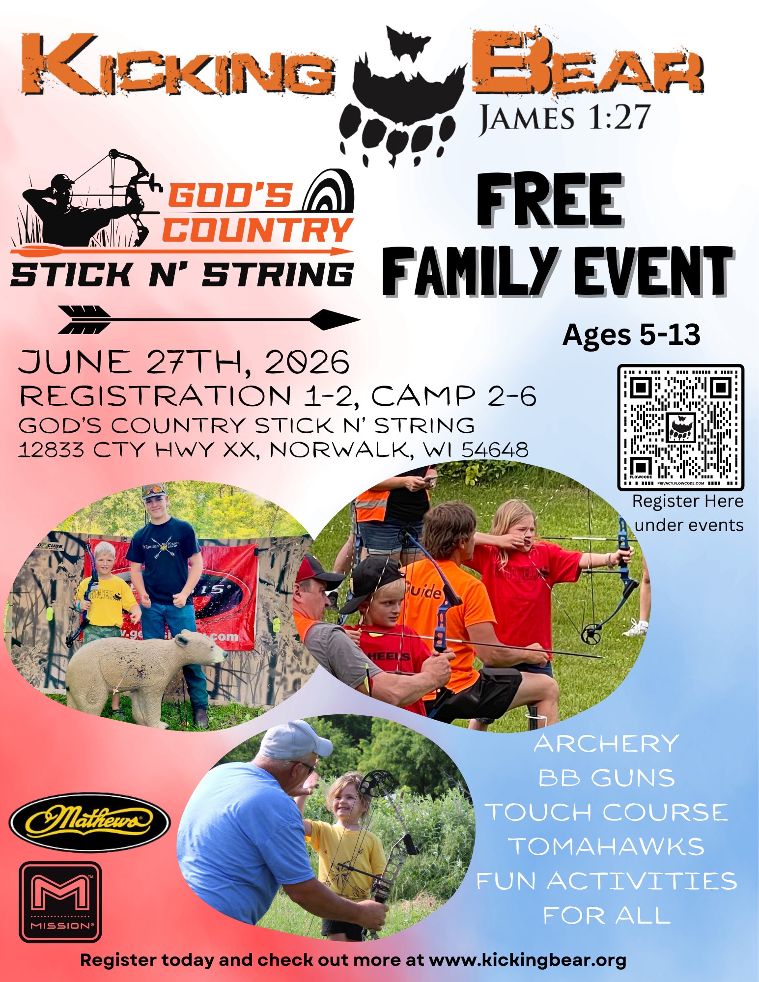 Kicking Bear event flier
