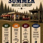 Summer line up event flier