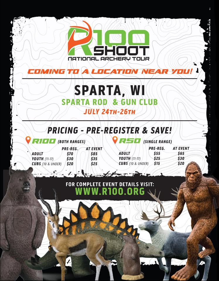 archery shoot event flier