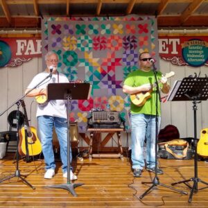 Bill and Dave on stage