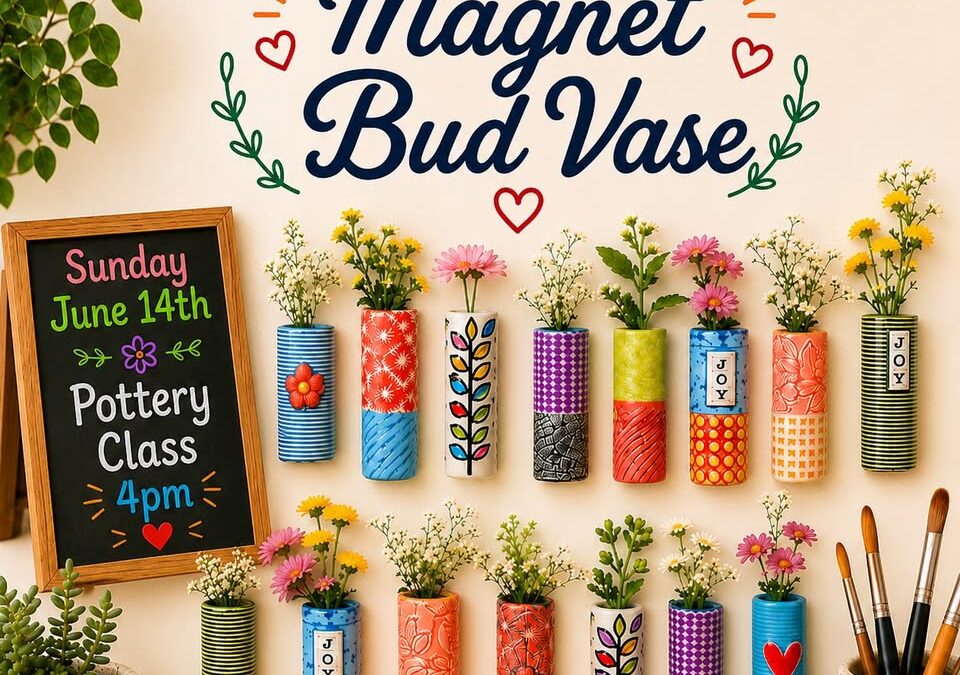 Magnetic Bud Vase – DIY