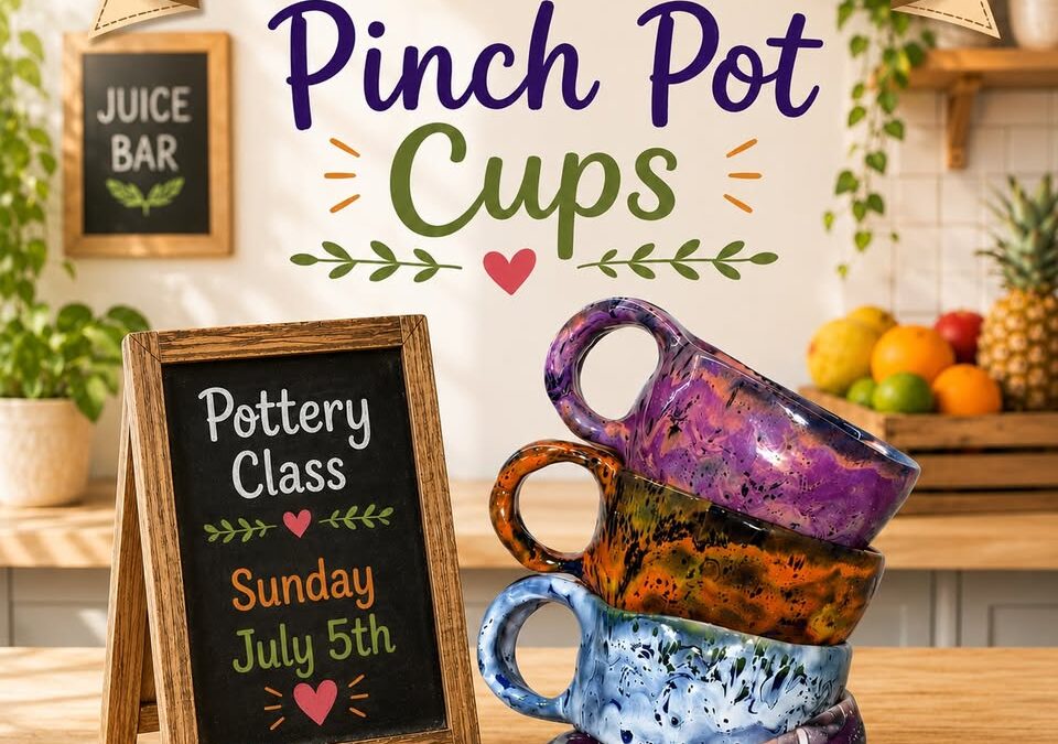 Pinch Pot Cups – DIY Pottery Class