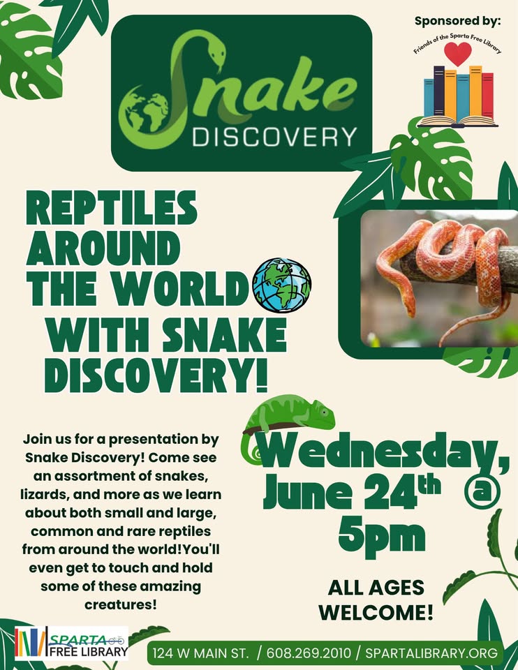 Reptiles Around the World event flier