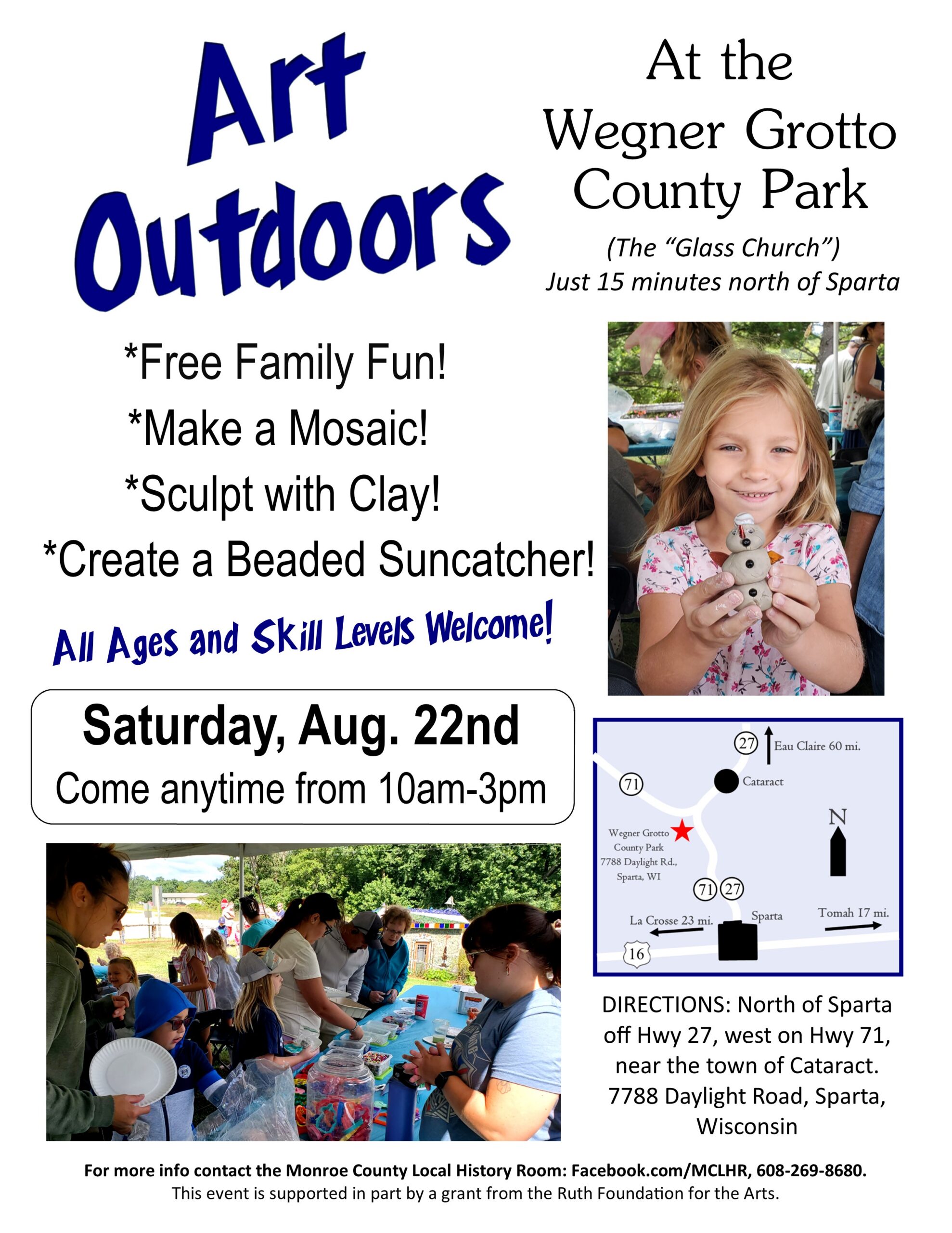 Art Outdoors event flier