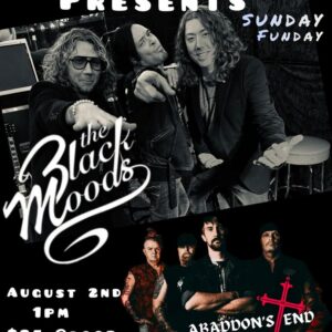 Black Moods event flier