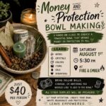 Bowl making class event flier
