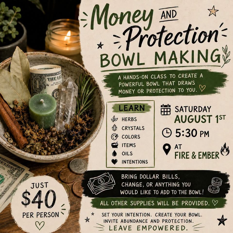 Bowl making class event flier