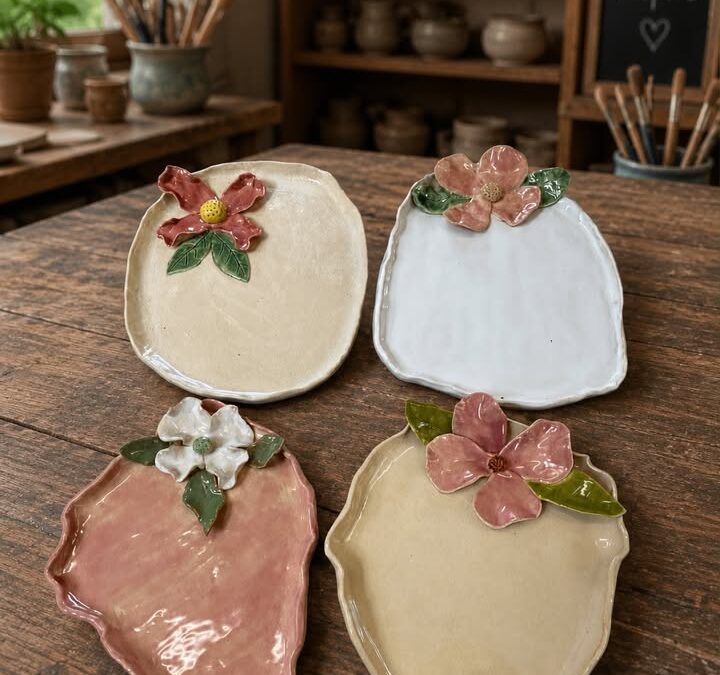 Floral Tray Pottery Class