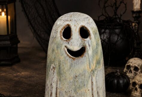 a ceramic ghost