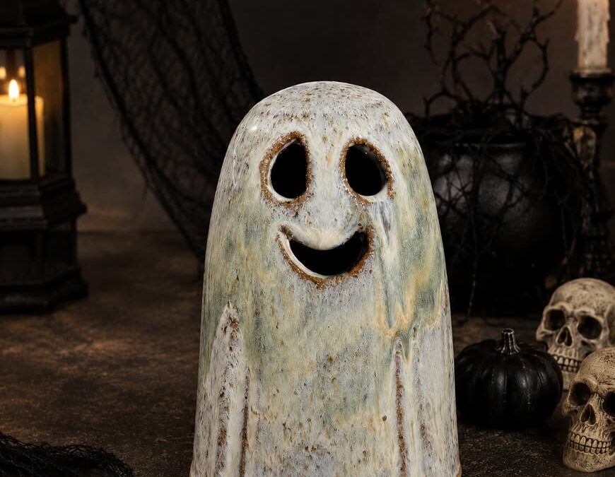 Ghost Candle Cover Pottery Class