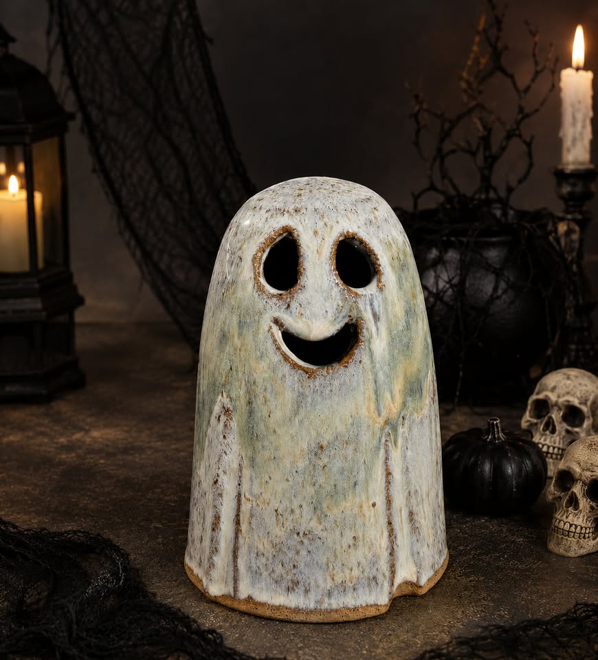 a ceramic ghost