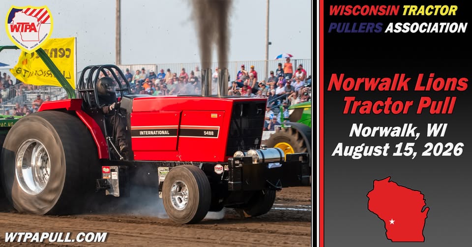 Norwalk tractor pull event flier
