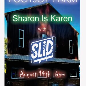 Live music event flier