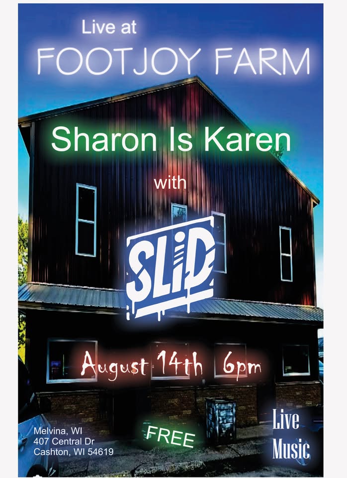Live music event flier