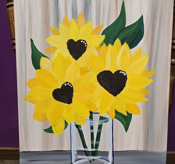 Sunflower Love Paint Class