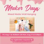 wall hanging event flier