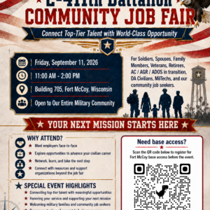 job fair event flier