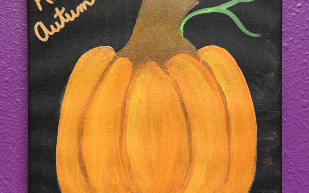 Happy Autumn Pumpkin Painting Class