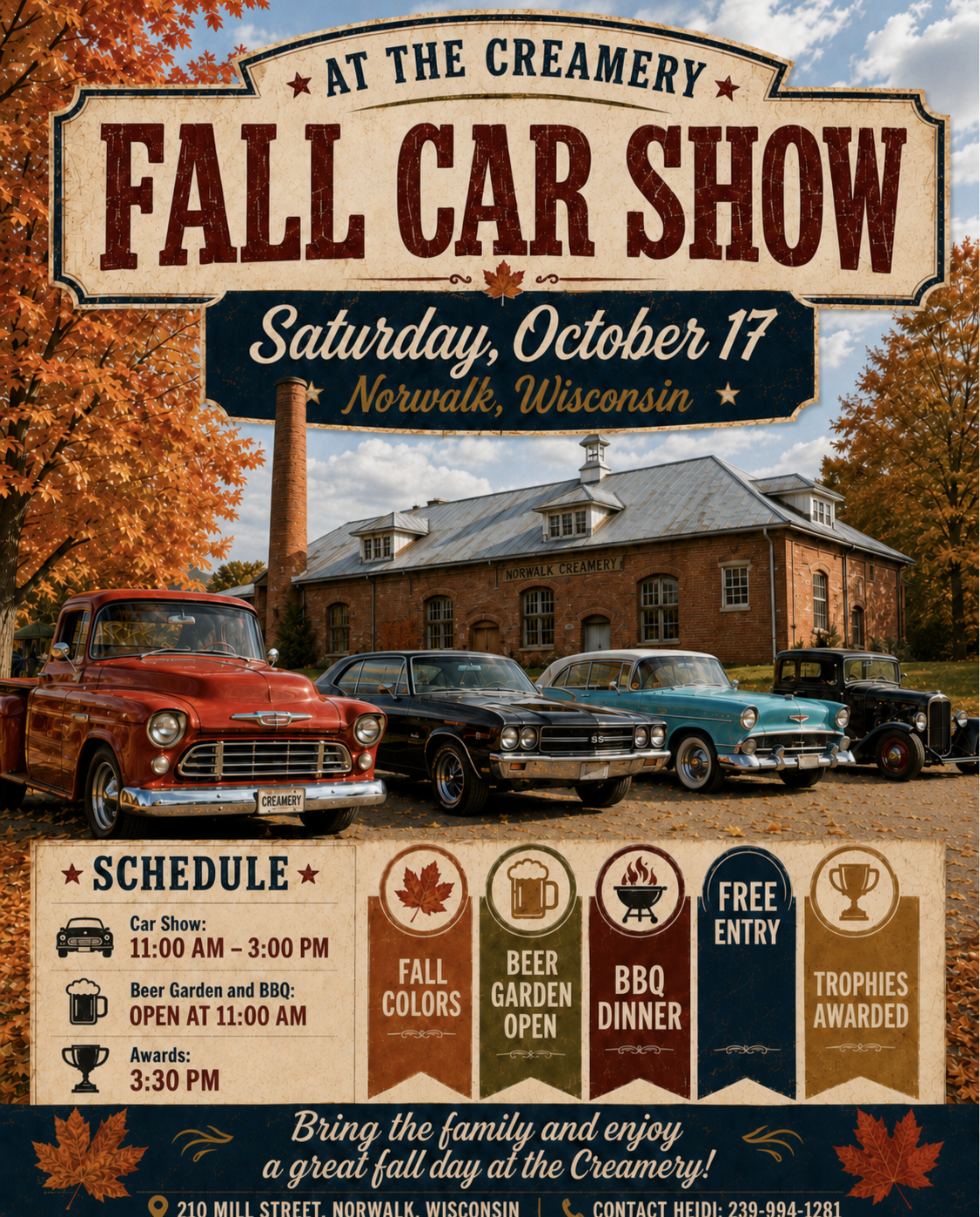 The Creamery Fall Car Show