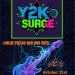 Y2K Surge Halloween Bash event flier