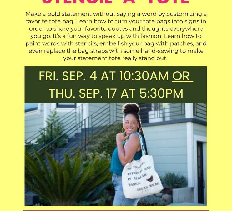 Stencil-a-Tote