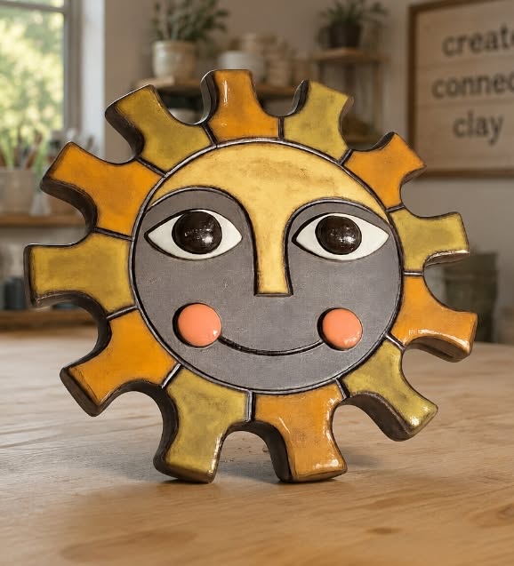 Sun Wall Hang Pottery Class