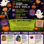 Club 16 Halloween event flier