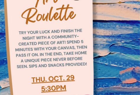 Art Roulette Event flier