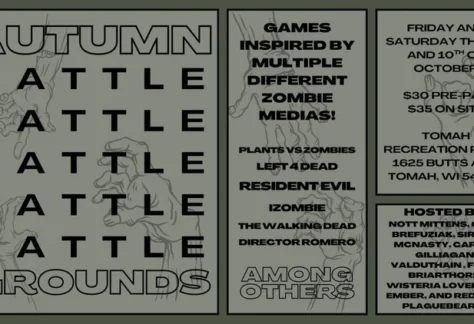 Autumn Battle event flier